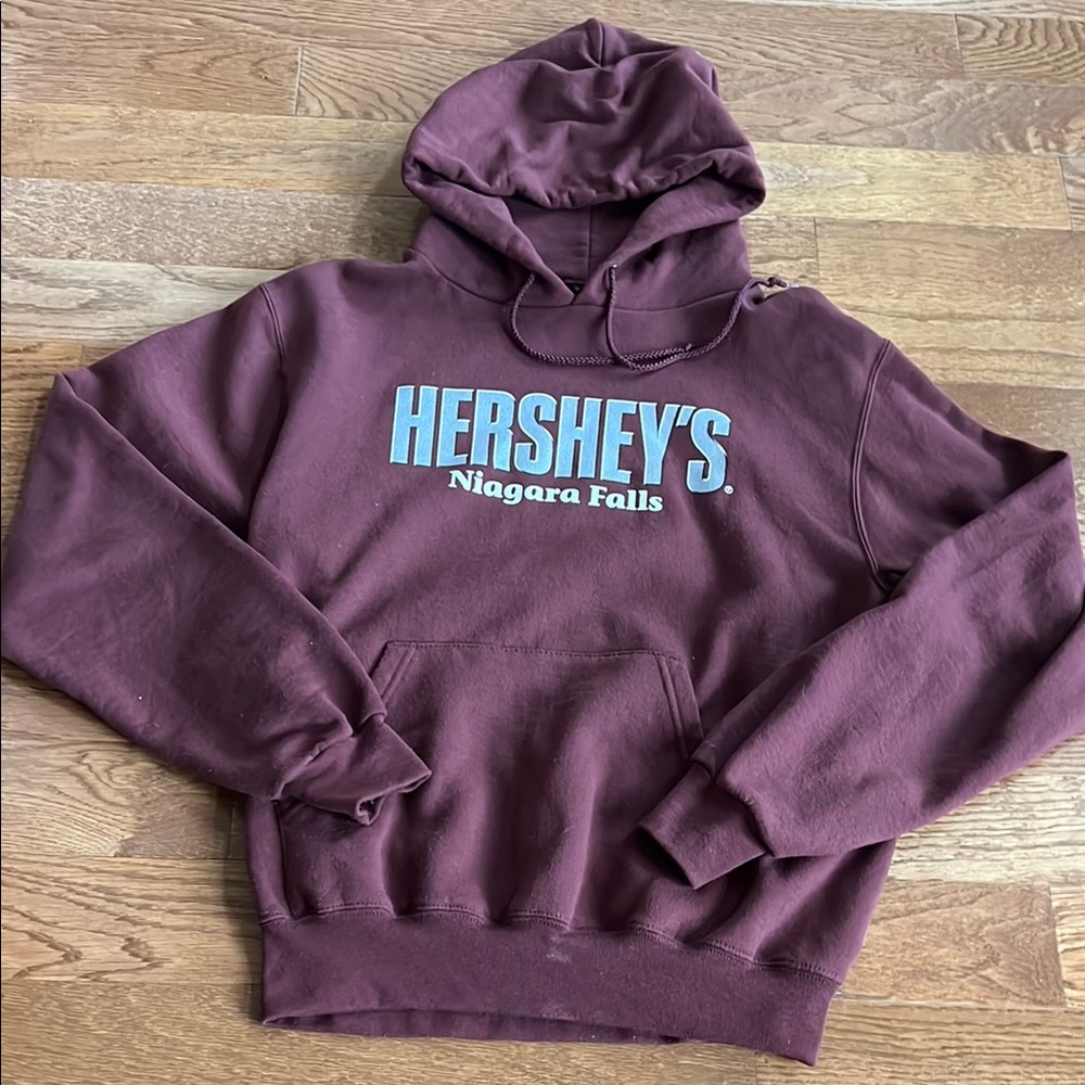 Hershey’s Niagara Falls brown sweatshirt hoodie. Adult small or medium